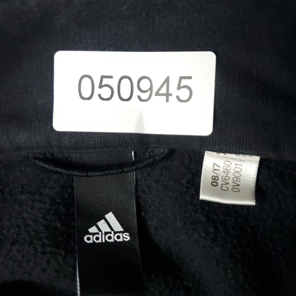 Adidas Sweater Mens Size XL Black Casual 1/4 Zip Up Pullover Sweatshirt - Picture 8 of 8